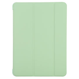 Silicone 3-Folding Full Coverage Leather Case, For iPad Air 2022 / 2020 10.9