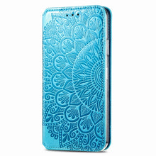 Load image into Gallery viewer, Blooming Mandala Embossed Pattern Magnetic Horizontal Flip Leather Case with Holder &amp; Card Slots &amp; Wallet, For iPhone 11 Pro, For iPhone 11, For iPhone 11 Pro Max