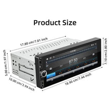 Load image into Gallery viewer, F6021 6.86 inch IPS Screen Car 1Din MP5 Player Support CarPlay &amp; Android Auto, F6021
