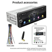 Load image into Gallery viewer, F6021 6.86 inch IPS Screen Car 1Din MP5 Player Support CarPlay &amp; Android Auto, F6021