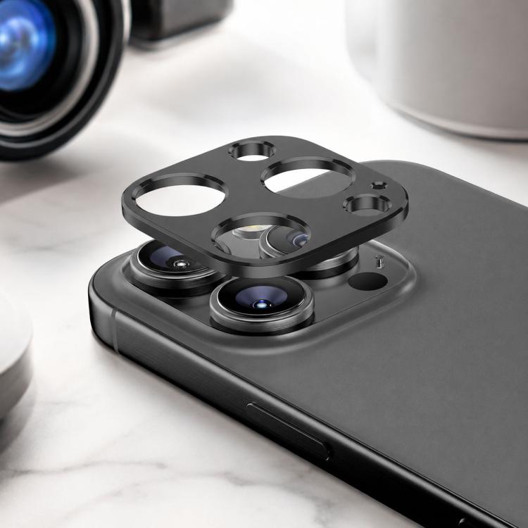 XDcase Titanium Alloy Hollow Camera Lens Protector, For iPhone 16 Pro / 16 Pro Max