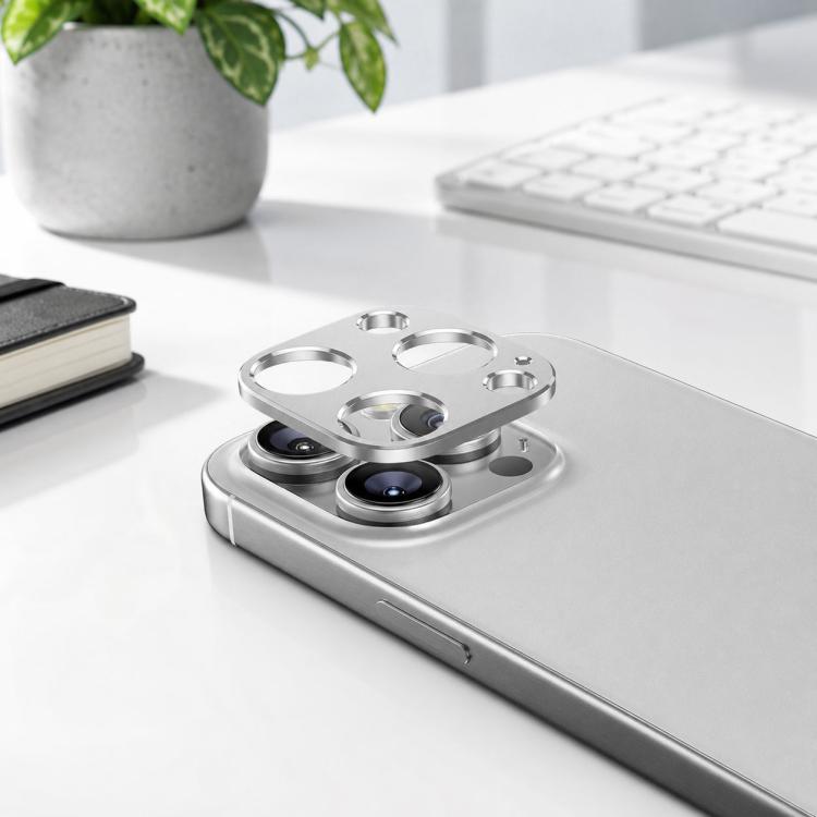 XDcase Titanium Alloy Hollow Camera Lens Protector, For iPhone 16 Pro / 16 Pro Max