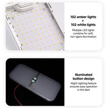Load image into Gallery viewer, 12-30V RV Light 3-Color Temperature Rotary Button Dimming Roof Light, FC03