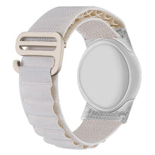 Load image into Gallery viewer, xDfind Silver Buckle Loop Nylon Band Style Anti-lost Tracker Protective Cover, For AirTag 2nd Gen / AirTag 1st Gen