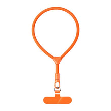 Load image into Gallery viewer, Racket Shape 7mm Polyester Rope with Gasket Adjustable Phone Wrist Lanyard