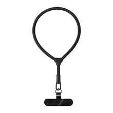 Load image into Gallery viewer, Racket Shape 7mm Polyester Rope with Gasket Adjustable Phone Wrist Lanyard