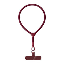 Load image into Gallery viewer, Racket Shape 7mm Polyester Rope with Gasket Adjustable Phone Wrist Lanyard