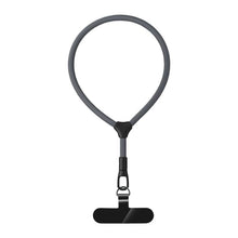 Load image into Gallery viewer, Racket Shape 7mm Polyester Rope with Gasket Adjustable Phone Wrist Lanyard