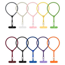 Load image into Gallery viewer, Racket Shape 7mm Polyester Rope with Gasket Adjustable Phone Wrist Lanyard