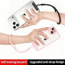 Load image into Gallery viewer, Racket Shape 7mm Polyester Rope with Gasket Adjustable Phone Wrist Lanyard