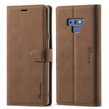 Load image into Gallery viewer, Forwenw F1 Series Matte Strong Magnetism Horizontal Flip Leather Case with Holder &amp; Card Slots &amp; Wallet &amp; Photo Frame, For Samsung Galaxy A21s, For Samsung Galaxy Note 9, For Samsung Galaxy Note 10, For Samsung Galaxy Note 10+, For Samsung Galaxy Note2...
