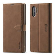 Load image into Gallery viewer, Forwenw F1 Series Matte Strong Magnetism Horizontal Flip Leather Case with Holder &amp; Card Slots &amp; Wallet &amp; Photo Frame, For Samsung Galaxy A21s, For Samsung Galaxy Note 9, For Samsung Galaxy Note 10, For Samsung Galaxy Note 10+, For Samsung Galaxy Note2...
