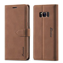 Load image into Gallery viewer, Forwenw F1 Series Matte Strong Magnetism Horizontal Flip Leather Case with Holder &amp; Card Slots &amp; Wallet &amp; Photo Frame, For Samsung Galaxy A21s, For Samsung Galaxy Note 9, For Samsung Galaxy Note 10, For Samsung Galaxy Note 10+, For Samsung Galaxy Note2...