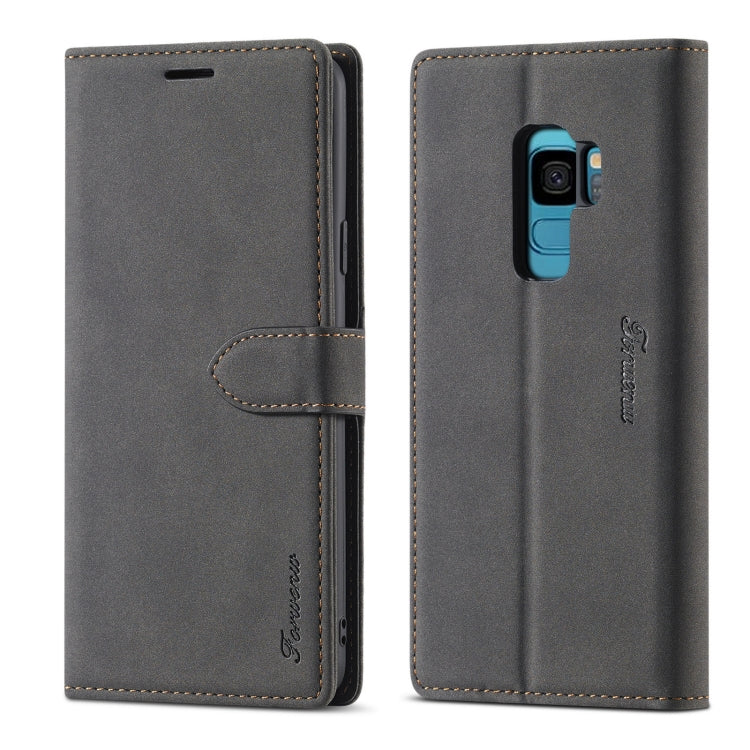Forwenw F1 Series Matte Strong Magnetism Horizontal Flip Leather Case with Holder & Card Slots & Wallet & Photo Frame, For Samsung Galaxy A21s, For Samsung Galaxy Note 9, For Samsung Galaxy Note 10, For Samsung Galaxy Note 10+, For Samsung Galaxy Note2...