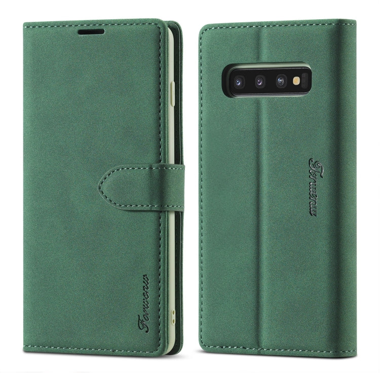 Forwenw F1 Series Matte Strong Magnetism Horizontal Flip Leather Case with Holder & Card Slots & Wallet & Photo Frame, For Samsung Galaxy A21s, For Samsung Galaxy Note 9, For Samsung Galaxy Note 10, For Samsung Galaxy Note 10+, For Samsung Galaxy Note2...