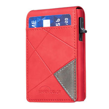 Load image into Gallery viewer, BFK29 Prismatic Embossed MagSafe Magnetic Leather Card Bag