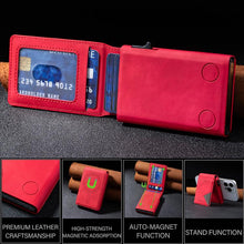 Load image into Gallery viewer, BFK29 Prismatic Embossed MagSafe Magnetic Leather Card Bag