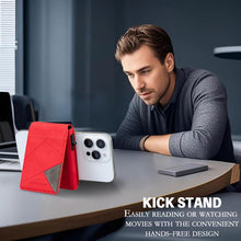 Load image into Gallery viewer, BFK29 Prismatic Embossed MagSafe Magnetic Leather Card Bag