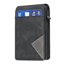Load image into Gallery viewer, BFK29 Prismatic Embossed MagSafe Magnetic Leather Card Bag