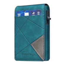 Load image into Gallery viewer, BFK29 Prismatic Embossed MagSafe Magnetic Leather Card Bag