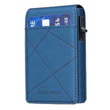 Load image into Gallery viewer, BFK32 Embossed Prismatic MagSafe Magnetic Leather Card Bag