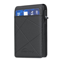 Load image into Gallery viewer, BFK32 Embossed Prismatic MagSafe Magnetic Leather Card Bag