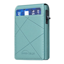 Load image into Gallery viewer, BFK32 Embossed Prismatic MagSafe Magnetic Leather Card Bag