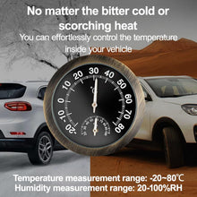 Load image into Gallery viewer, High-precision Pointer-type Luminous Car Thermometer Hygrometer, Thermometer Hygrometer
