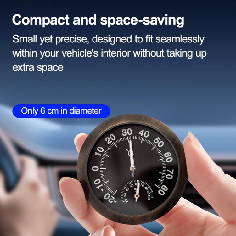 High-precision Pointer-type Luminous Car Thermometer Hygrometer, Thermometer Hygrometer