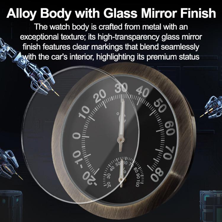 High-precision Pointer-type Luminous Car Thermometer Hygrometer, Thermometer Hygrometer