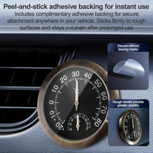 Load image into Gallery viewer, High-precision Pointer-type Luminous Car Thermometer Hygrometer, Thermometer Hygrometer