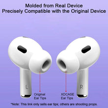 Load image into Gallery viewer, XDcase 4 Pairs Silicone Earplugs with Pressure Relief Holes L / M / S / XS Size, L / M / S / XS