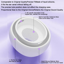 Load image into Gallery viewer, XDcase 4 Pairs Silicone Earplugs with Pressure Relief Holes L / M / S / XS Size, L / M / S / XS