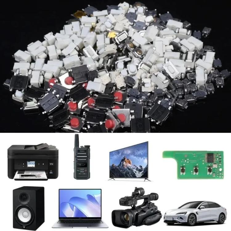 250pcs / Box Car Patch Touch Remote Control Switch Button Package, 250pcs