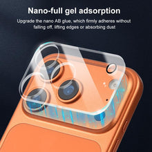 Load image into Gallery viewer, XDcase Transparent Integrated Tempered Glass Camera Film, For iPhone 17 Pro Max, For iPhone 17 Pro, For iPhone 17, For iPhone Air, For iPhone 16 Pro / 16 Pro Max, For iPhone 16 / 16 Plus, For iPhone 15 Pro / 15 Pro Max, For iPhone 15 / 15 Plus         ...