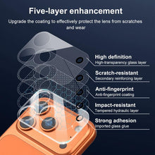 Load image into Gallery viewer, XDcase Transparent Integrated Tempered Glass Camera Film, For iPhone 17 Pro Max, For iPhone 17 Pro, For iPhone 17, For iPhone Air, For iPhone 16 Pro / 16 Pro Max, For iPhone 16 / 16 Plus, For iPhone 15 Pro / 15 Pro Max, For iPhone 15 / 15 Plus         ...