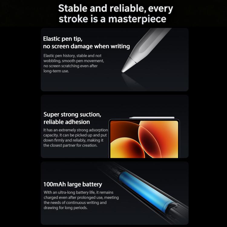 Original Xiaomi Focus Pro Stylus Pen For Xiaomi Mi Pad 8 / 8 Pro Tablet Magnetic 16384 Level Sense Draw Writing Smart Pen