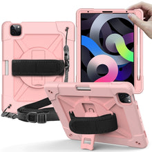 Load image into Gallery viewer, Contrast Color Robot Shockproof Silicone + PC Protective Case with Holder, For iPad Air 2022 / 2020 10.9, For Samsung Galaxy Tab A7 10.4 (2020) T500/T505
