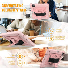 Load image into Gallery viewer, Contrast Color Robot Shockproof Silicone + PC Protective Case with Holder, For iPad Air 2022 / 2020 10.9, For Samsung Galaxy Tab A7 10.4 (2020) T500/T505