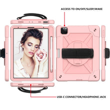 Load image into Gallery viewer, Contrast Color Robot Shockproof Silicone + PC Protective Case with Holder, For iPad Air 2022 / 2020 10.9, For Samsung Galaxy Tab A7 10.4 (2020) T500/T505