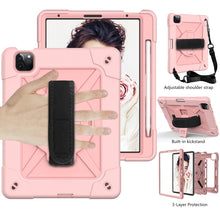 Load image into Gallery viewer, Contrast Color Robot Shockproof Silicone + PC Protective Case with Holder, For iPad Air 2022 / 2020 10.9, For Samsung Galaxy Tab A7 10.4 (2020) T500/T505