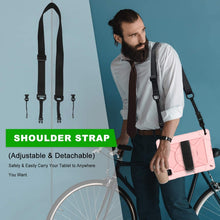 Load image into Gallery viewer, Contrast Color Robot Shockproof Silicone + PC Protective Case with Holder, For iPad Air 2022 / 2020 10.9, For Samsung Galaxy Tab A7 10.4 (2020) T500/T505