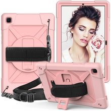 Load image into Gallery viewer, Contrast Color Robot Shockproof Silicone + PC Protective Case with Holder, For iPad Air 2022 / 2020 10.9, For Samsung Galaxy Tab A7 10.4 (2020) T500/T505