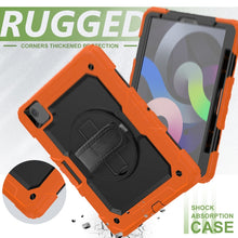 Load image into Gallery viewer, Shockproof Colorful Silicone + PC Protective Case with Holder &amp; Shoulder Strap &amp; Hand Strap &amp; Pen Slot, For iPad Air 2022 / 2020 10.9