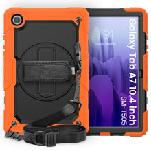 Load image into Gallery viewer, Shockproof Colorful Silicone + PC Protective Case with Holder &amp; Shoulder Strap &amp; Hand Strap &amp; Pen Slot, For iPad Air 2022 / 2020 10.9, For Samsung Galaxy Tab A7 (2020) T500/T505