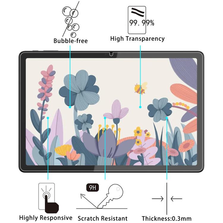 9H 0.3mm Explosion-proof Tempered Glass Film, For HUION Kamvas Slate 11 inch, For HUION Kamvas Slate 13 12.7 inch