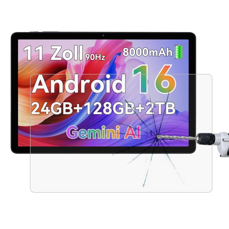 9H 0.3mm Explosion-proof Tempered Glass Film, For KINGRID T90 11 inch