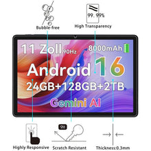 Load image into Gallery viewer, 2pcs 9H 0.3mm Explosion-proof Tempered Glass Film, For KINGRID T90 11 inch