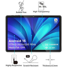 Load image into Gallery viewer, 25pcs 9H 0.3mm Explosion-proof Tempered Glass Film, For Philips T8015 11 inch, For Philips T7335 8.7 inch