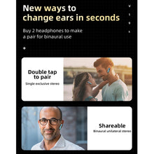 Load image into Gallery viewer, V19S Bluetooth 5.0 Business Style Fingerprint Touch Bluetooth Earphone
